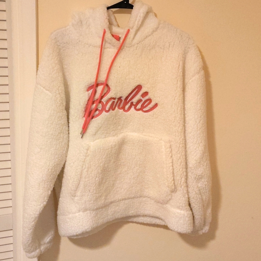 Forever 21 Barbie Sherpa hoodie size 1X